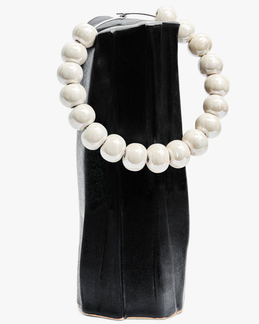 Suspension I. Black ceramic, unique piece.