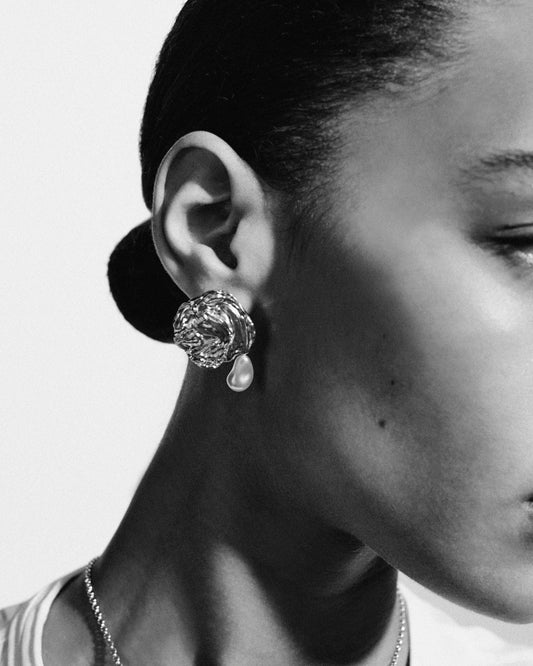 INES EARRINGS - SILVER