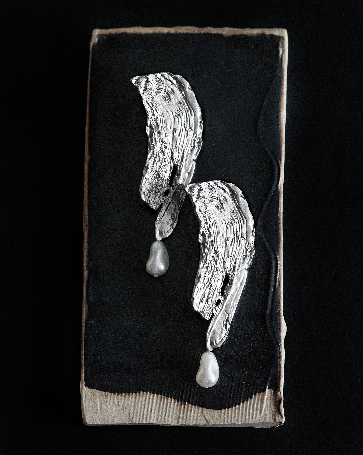 BOUCLES D'OREILLES FABIENNE - Argent 925 rhodié
