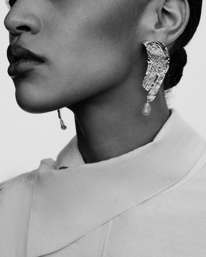 FABIENNE EARRINGS - SILVER