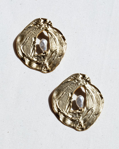DAISY EARRINGS - GOLD