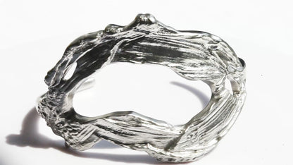 LINDA BANGLE BRACELET - SILVER